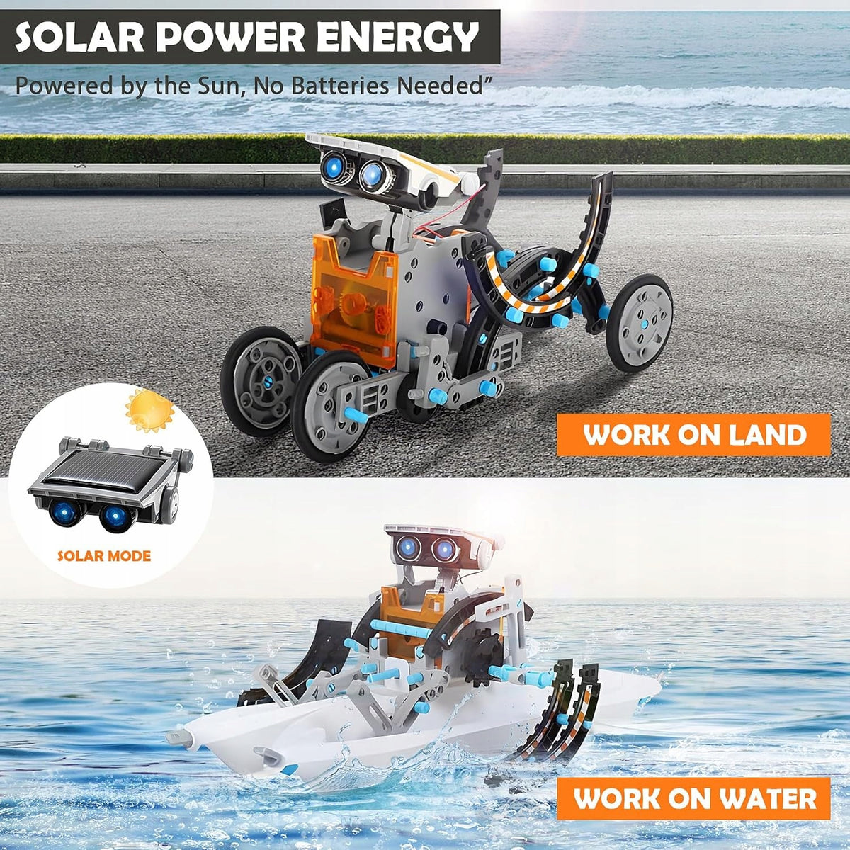 Educational Solar Robot 13in1 Educational Set STEM Blocks Education Solar Brand Bedee