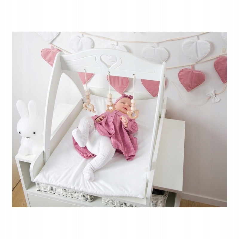 Educational Stand Baby GYM Gymnastics with Pendants White Moon Brand Baby-Raj