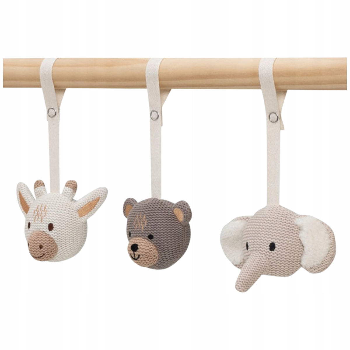 Educational Stand Pendants Set of 3 Animals Jollein Baby Gym EAN (GTIN) 8717329378063