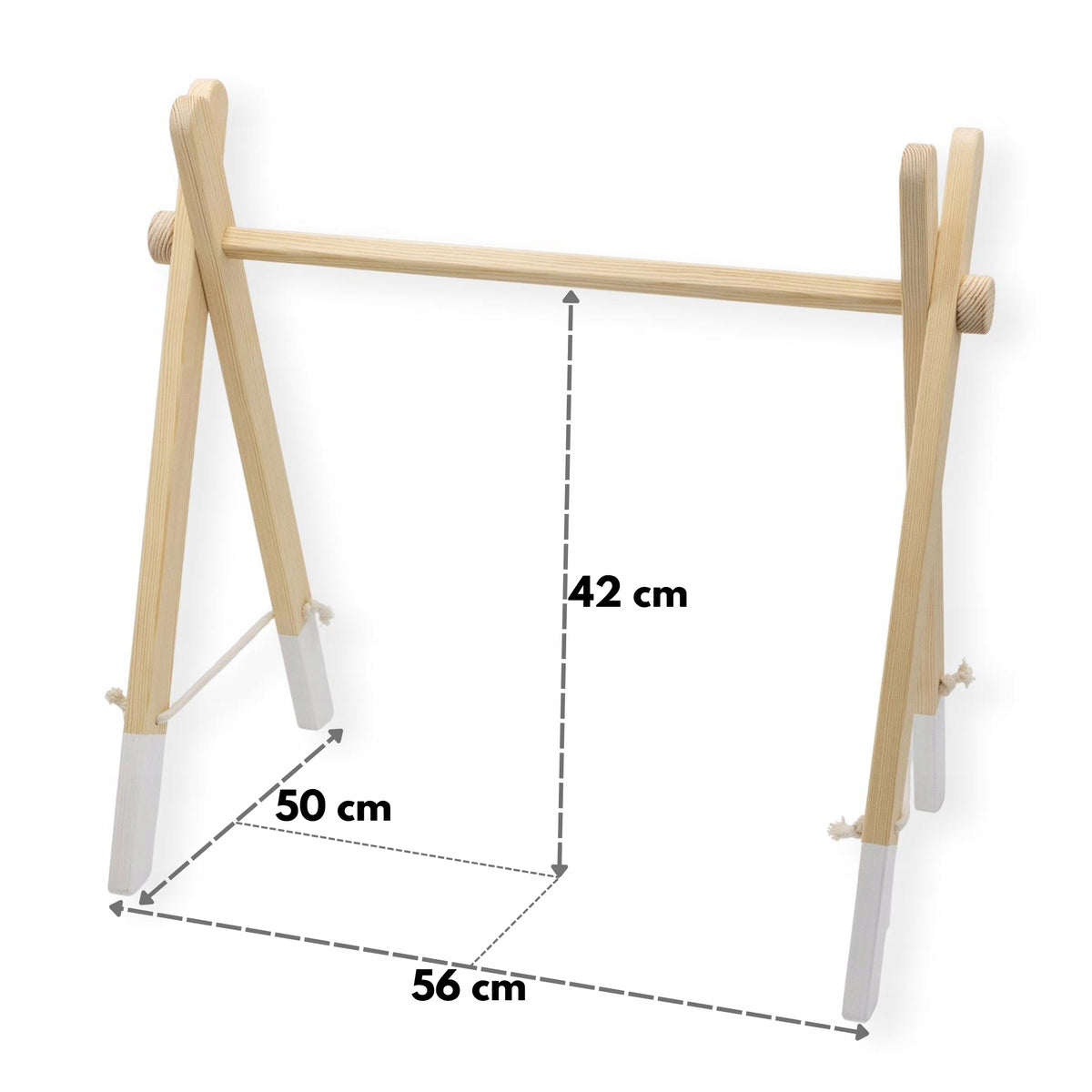Educational Stand WHITE Baby Gym Wooden Infant Children Folding Brand no brand