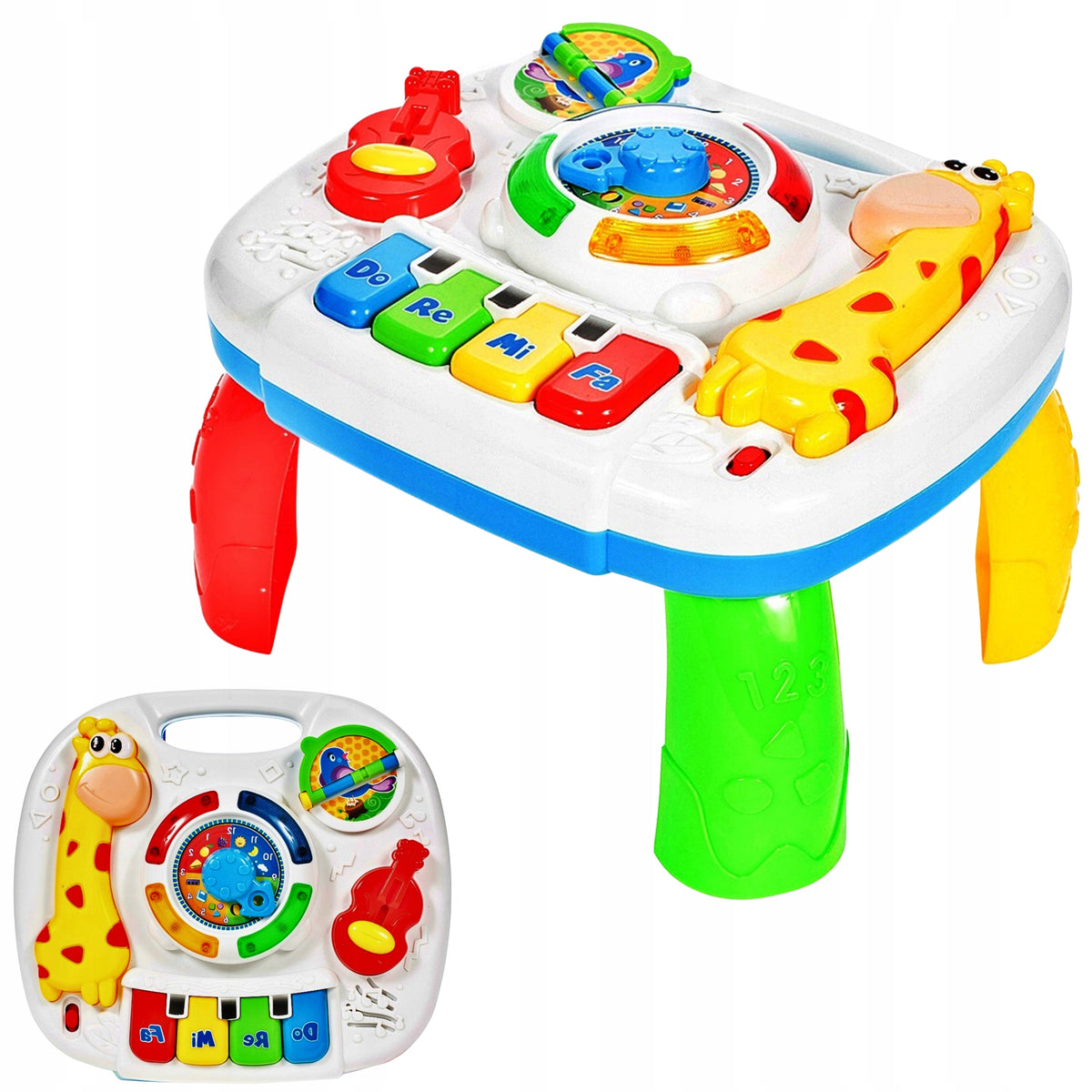 Educational Table Giraffe Interactive Music Panel 2in1