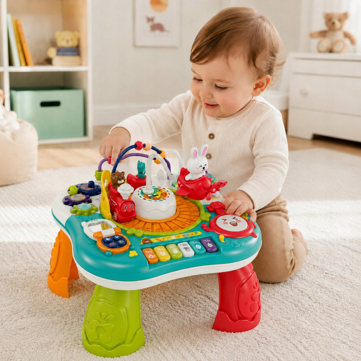 Educational Table Interactive 2in1 Piano Sounds Packaging status original