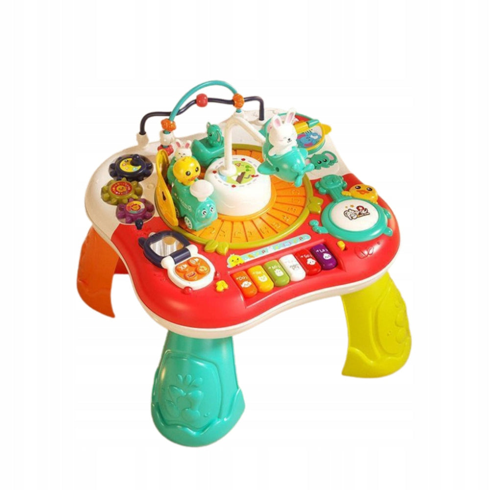Educational Table Interactive Music Panel Piano 2in1 Red Lean Manufacturer code 22656