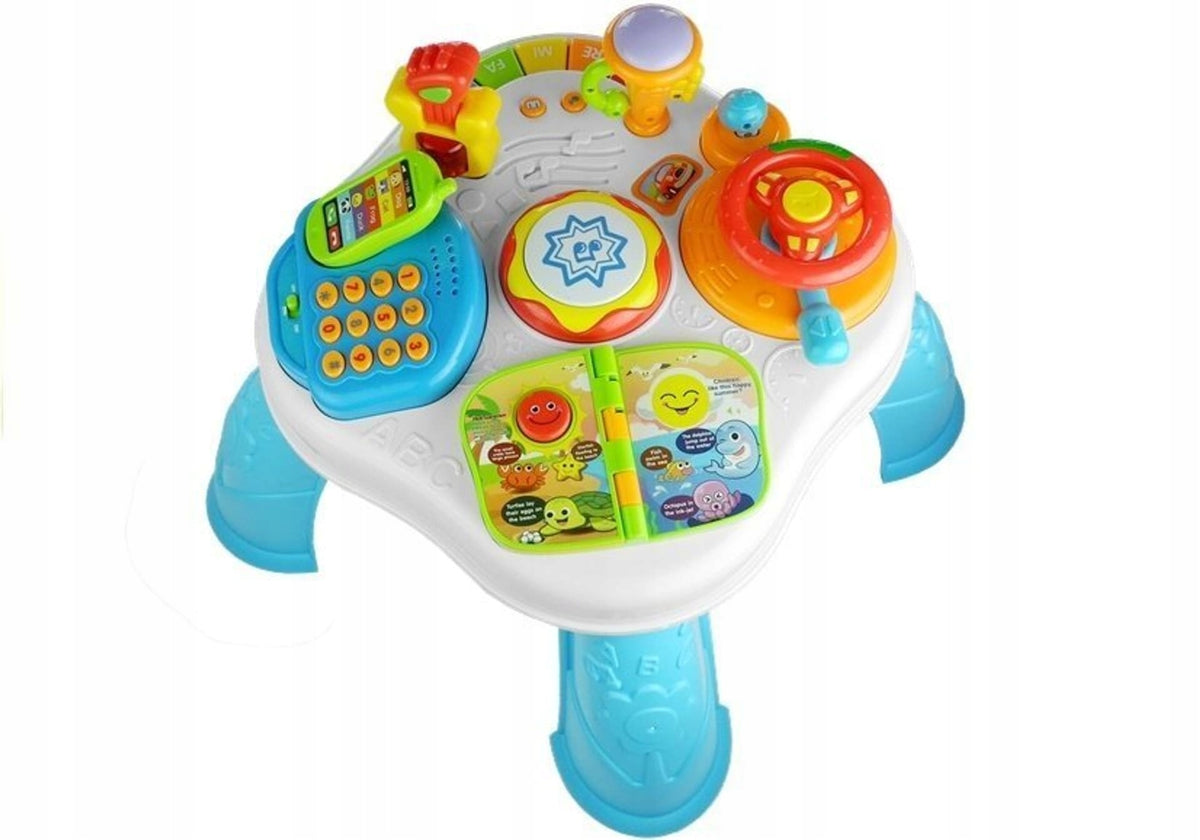 Educational Table Piano Phone Steering Wheel Game Glows 5in1 Interactive Manufacturer code 3469