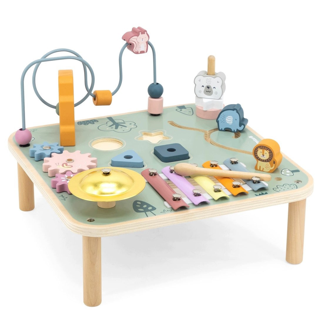 Educational Table Sensory Wooden Kids Montessori Cymbals 18m+ Packaging status original