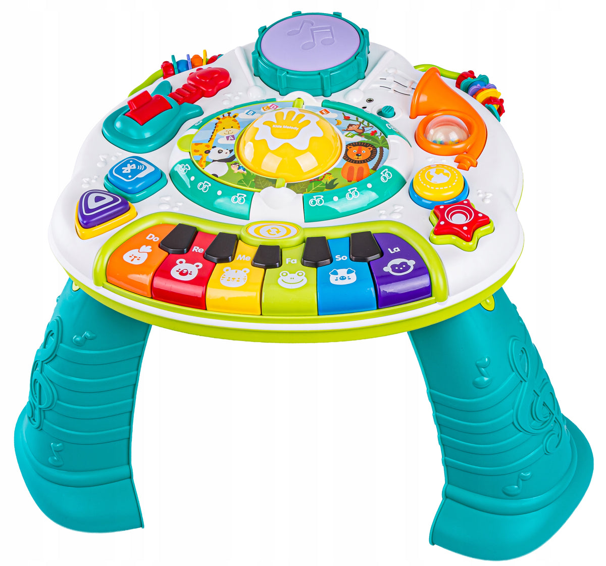 Educational Table with Microphone INTERACTIVE BLUETOOTH LED Music Panel Packaging status original