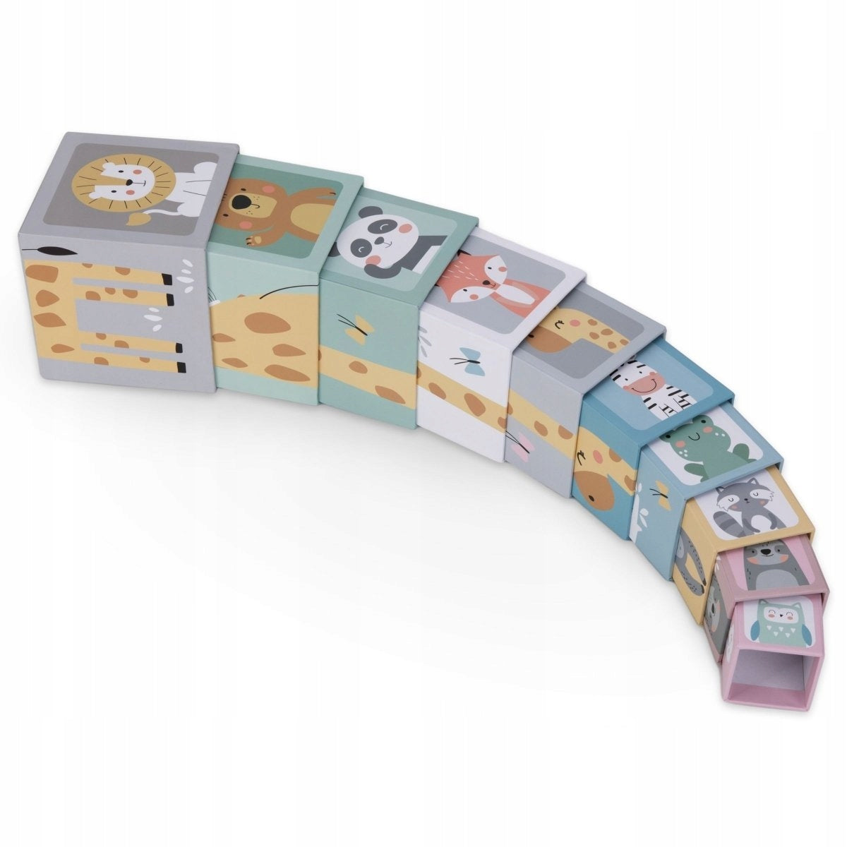 Educational Toy Numbers Animals Stacking Tower for Children 10 el. 1+ Brand Mamabrum
