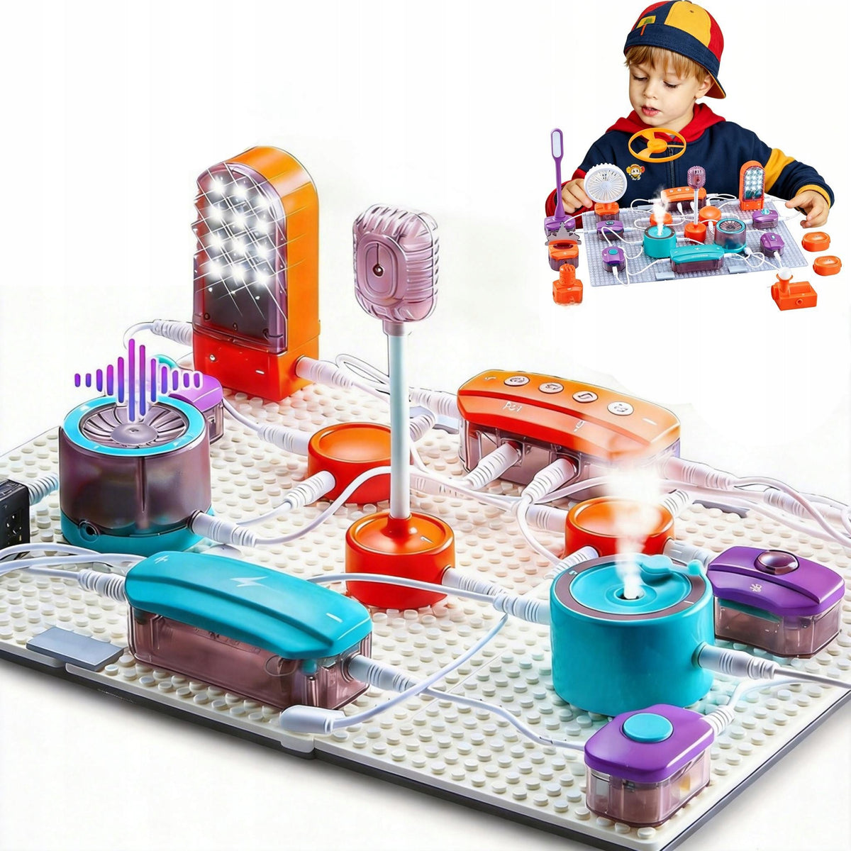 Educational Toy SMALL ELECTRONICS 150+ Experiments Experience ELECTRICIAN