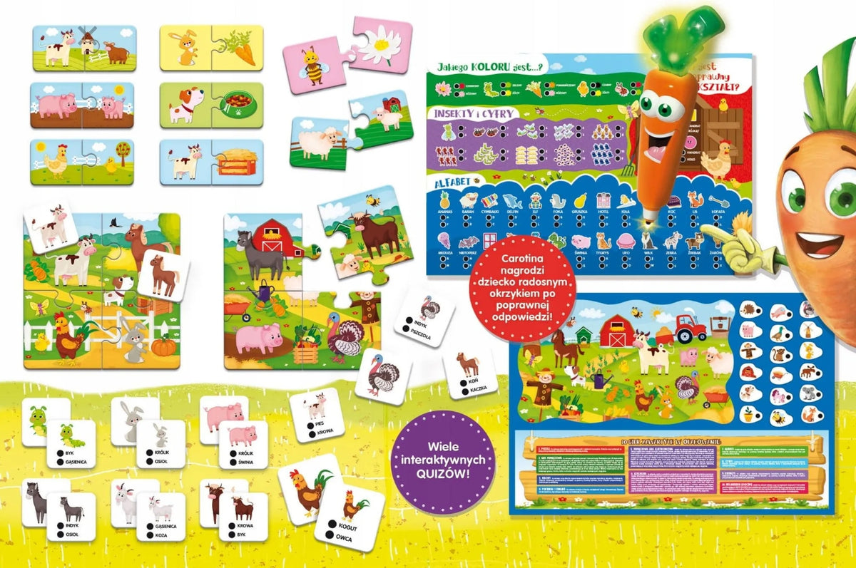 Educational Toy for Kids Set of 10 Games Carotina Toys 3-6 Years Manufacturer code 32433