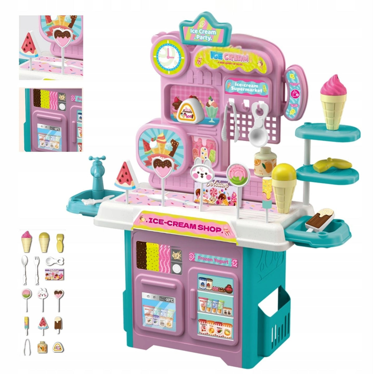 Educational Toy for Kids Shop IceCream Party 32el H50cm