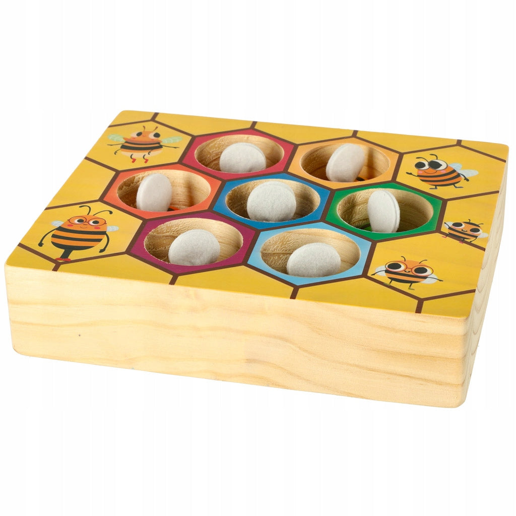 Educational game honeycomb bees montessori Brand Ikonka