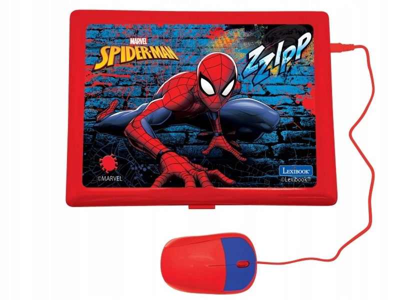 Educational laptop Lexibook Spiderman POL/ANG 124 activities for children 4+ Brand Lexibook