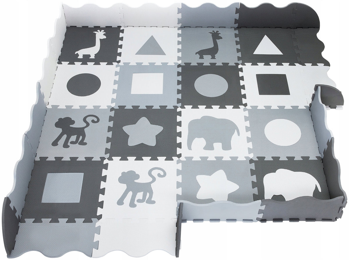 Educational mat Moby System foam 150x150 cm 1 cm puzzle 16 pcs. Manufacturer code PUZZLE MAT PMF3