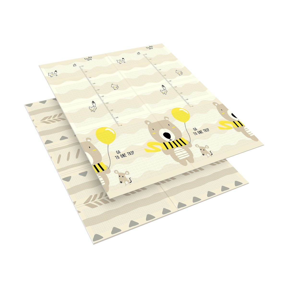 Educational mat for babies foam folding 180x150 cm bears Rebel Packaging status original