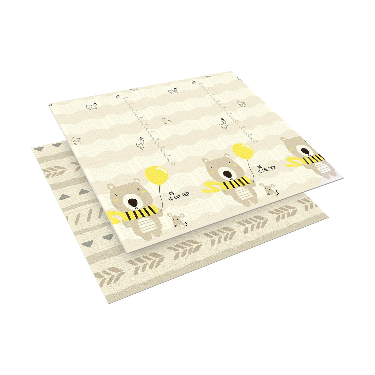Educational mat for babies foam folding 200x180 cm bears Rebel Packaging status original