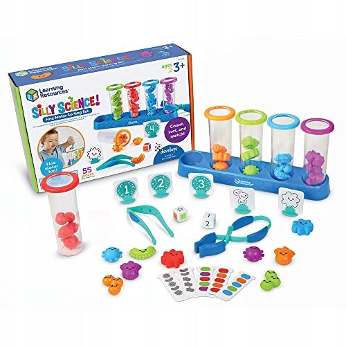 Educational set colorful creatures development of fine motor skills Learning Resources