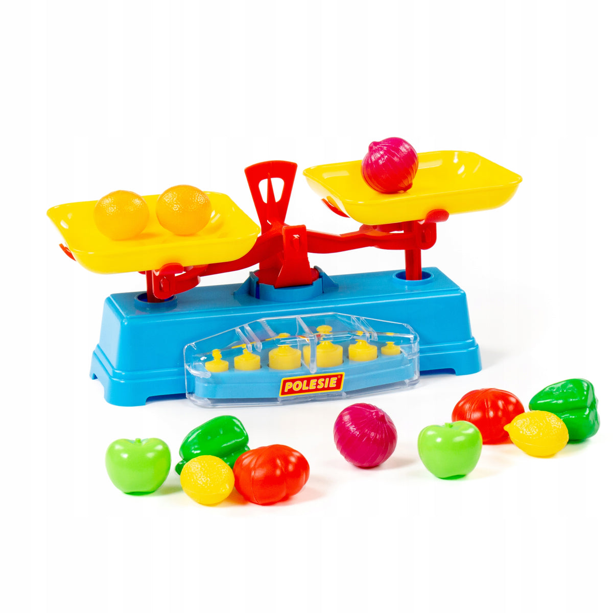 Educational set weight with products shopping 12 el. for children 3+ Brand Polesie