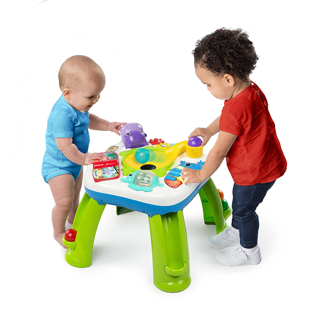 Educational table for babies Bright Starts interactive 4 languages ENG DE Packaging status original