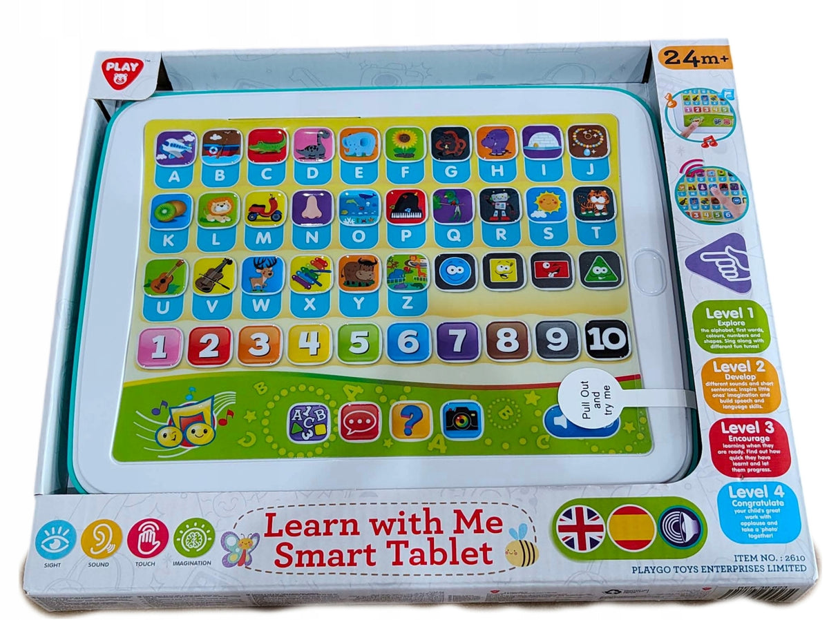 Educational tablet PlayGo ABC number ENG/ES for children 24m+ HIT