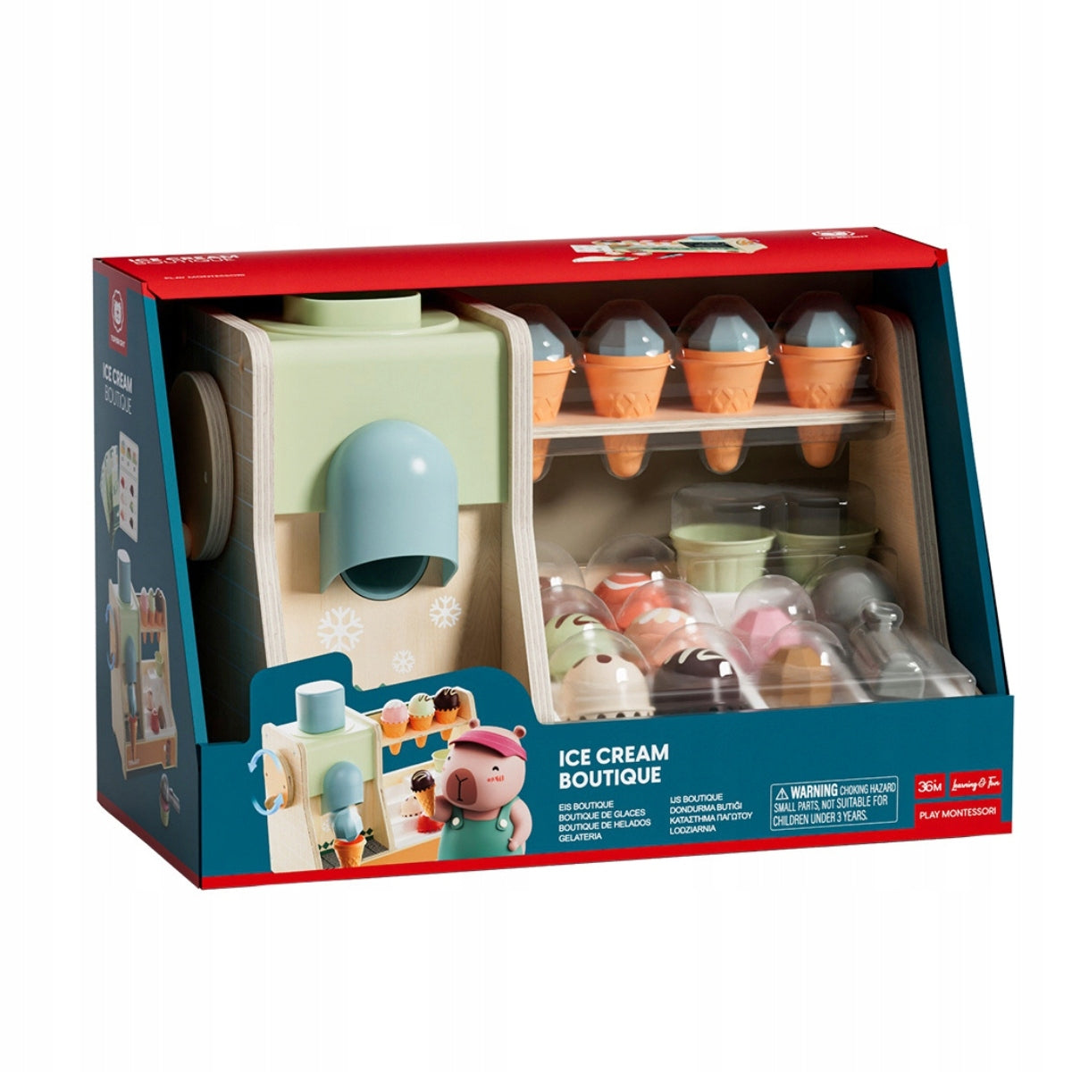 Educational toy large ice cream parlor with accessories Top Bright