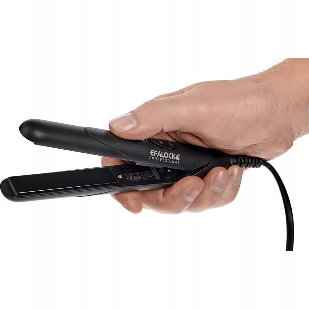 Efalock Mini Hair Straightener MicroFlat Safety heat-resistant components anti-slip handle