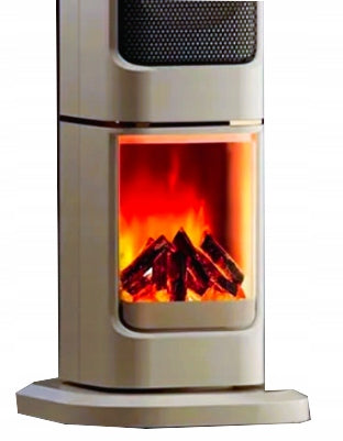 Efficient Electric Column Heater Remote Control 2000W Farelka With Fireplace 3D Packaging status original