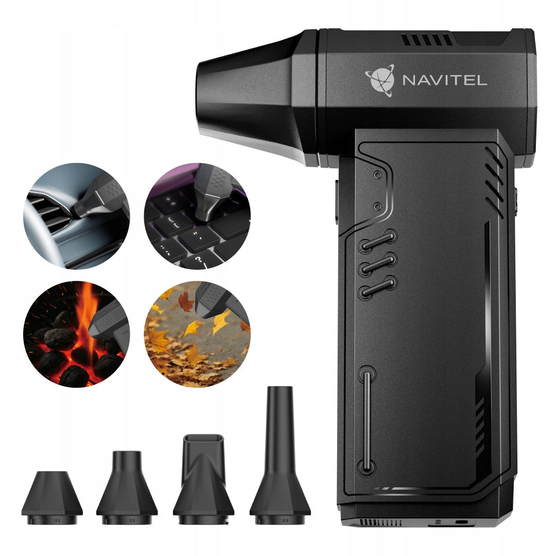 Efficient blower NAVITEL TF5 TURBO JET for electronics, + CASE + Freebie