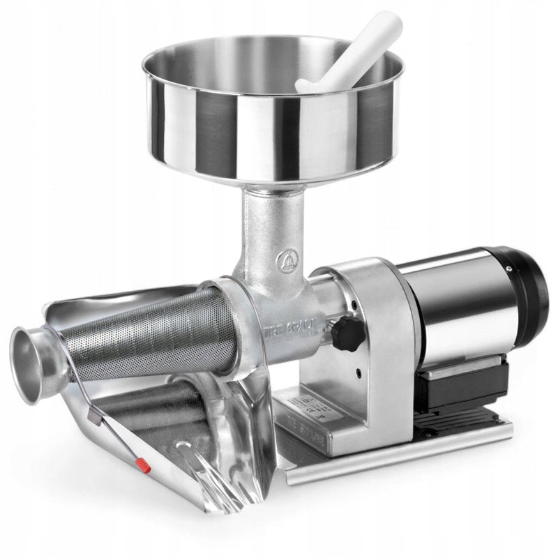 Efficient electric press for tomatoes, fruits and vegetables BIG 2P TRE SPADE