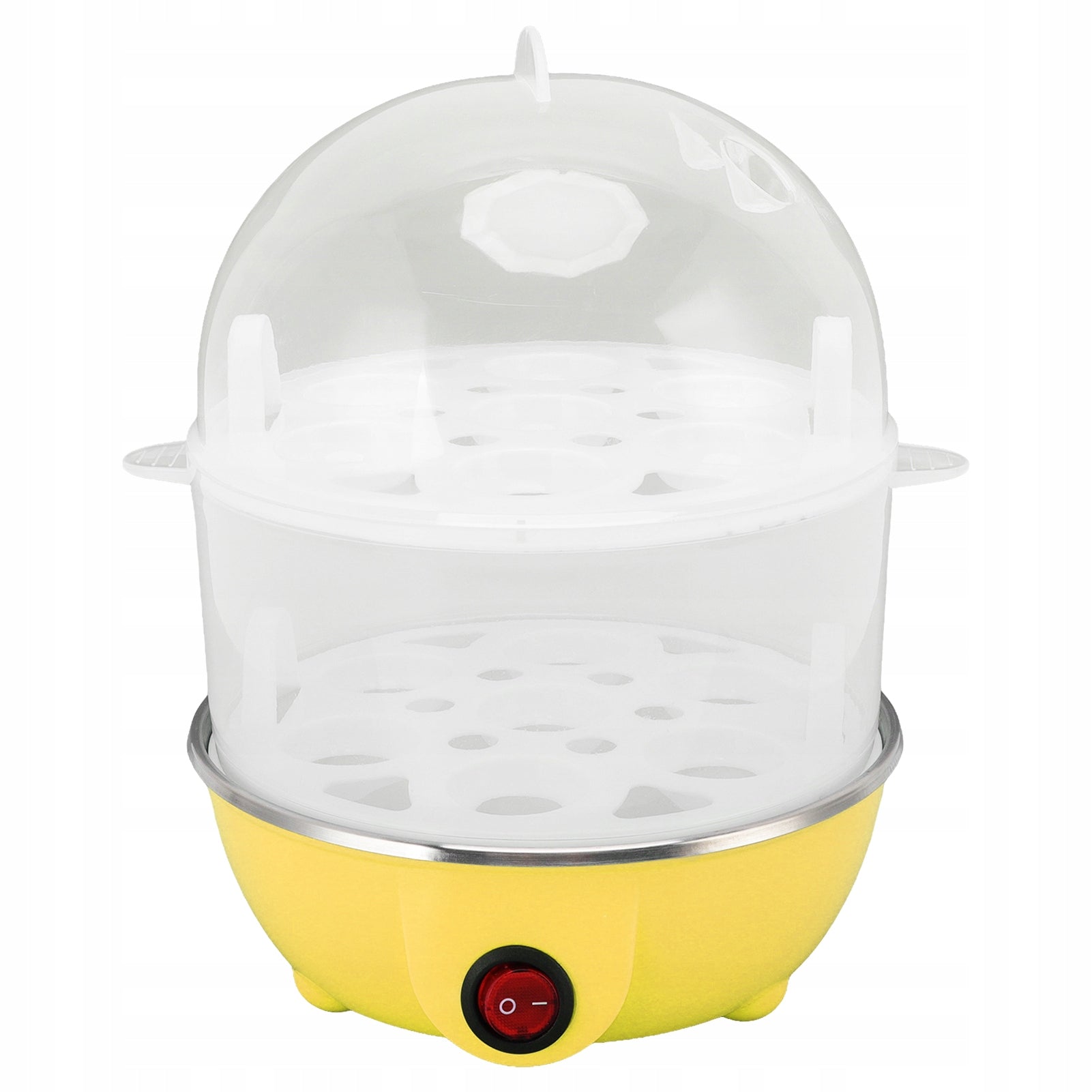 Egg Cooker, 14 Pieces Eggs at a Time 350W 2 Layers Homemade Dominant color multicolor