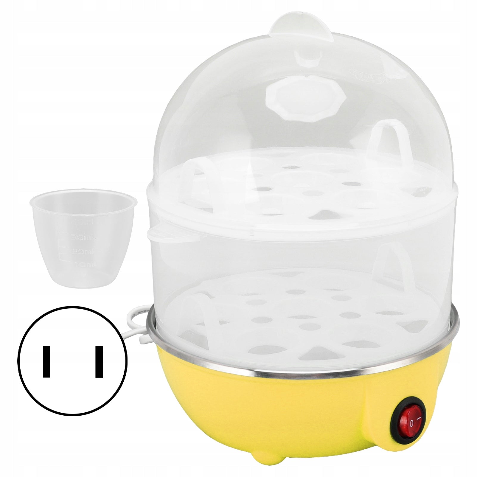 Egg Cooker, 14 Pieces Eggs at a Time 350W 2 Layers Homemade