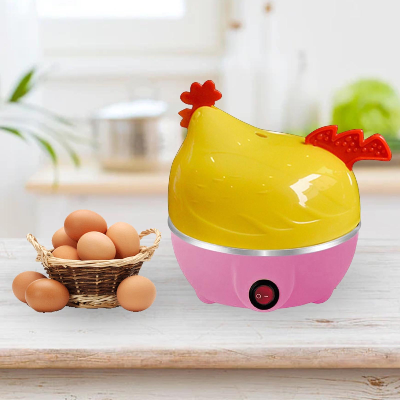 Egg Cooker 7 Egg Capacity Electric Egg Cooker Pink Dominant color other