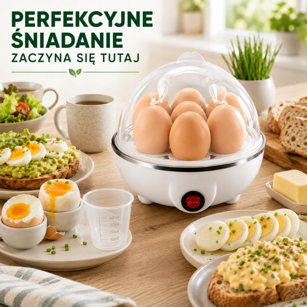 Egg Cooker Egg Cooking Machine 7 Pcs STRONG 350W EGGS FOR WHOLE FAMILY Packaging status original