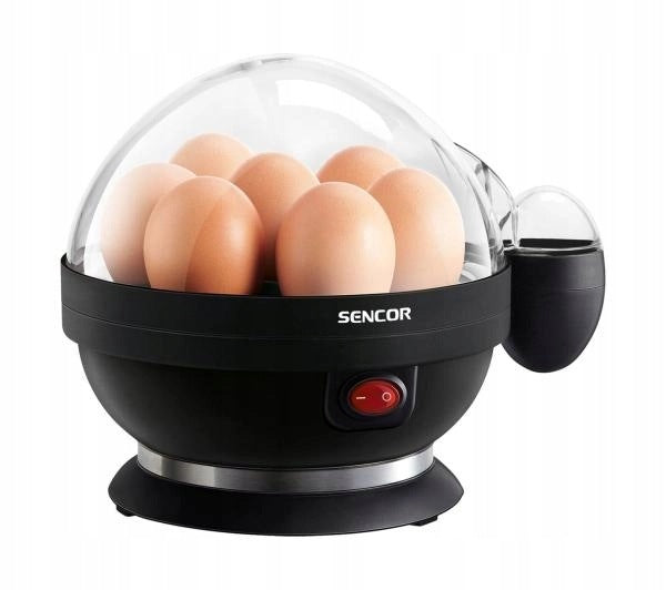 Egg Cooker Sencor SEG 710BP 7 Eggs 380W Timer Hardness Control Black