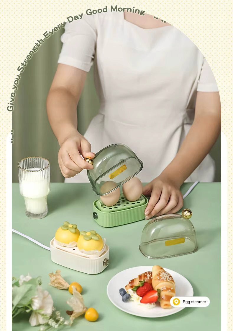 Egg Cooking Machine Mini Tourist for 2 Eggs ELECTRIC Brand King