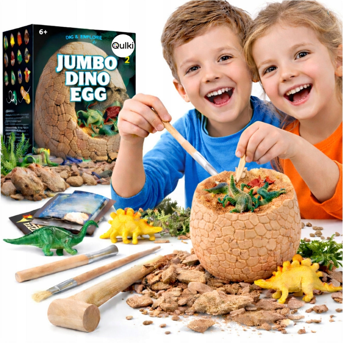 Egg Jumbo dinosaur XXL excavation mine fossil archaeologist Egg