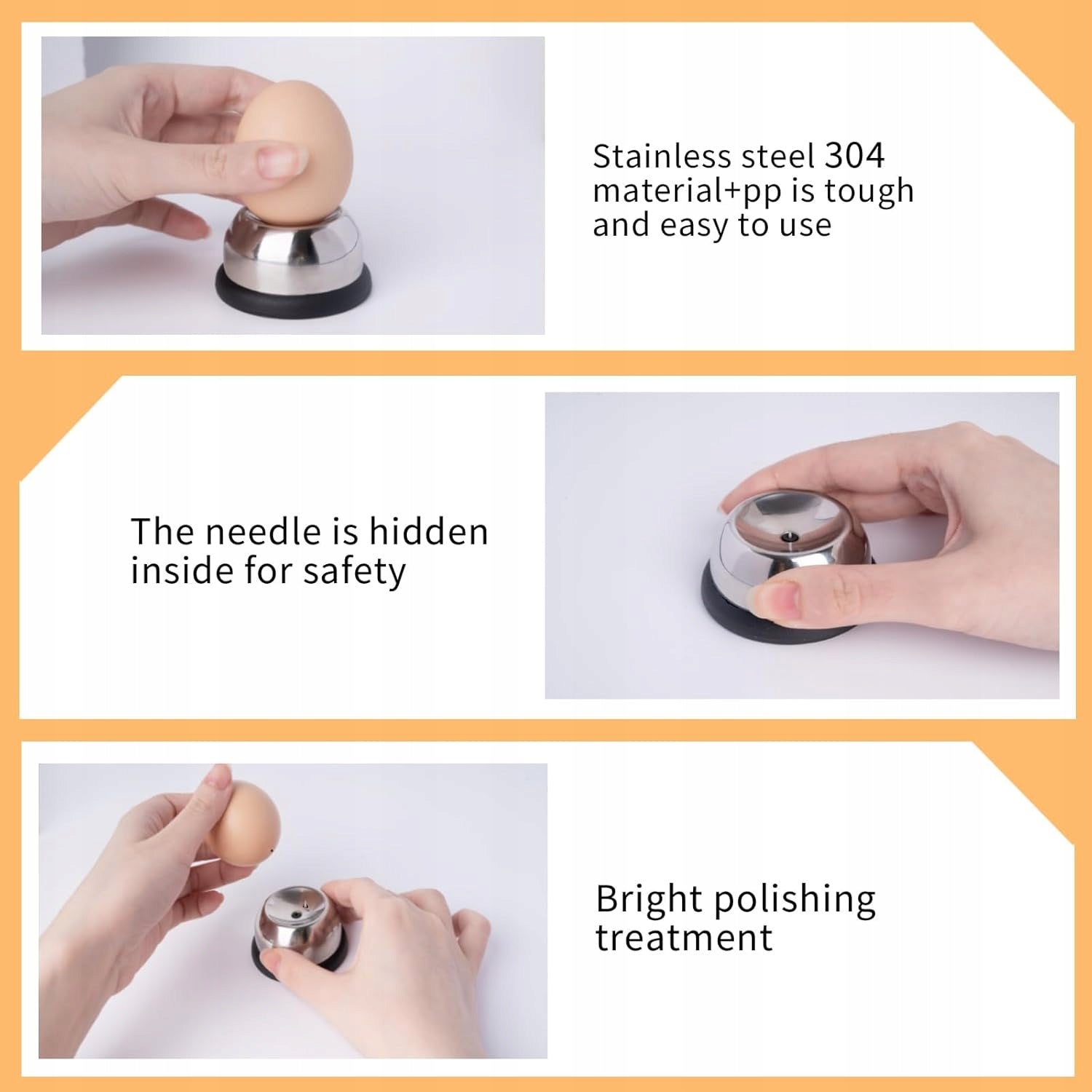 Egg Opener with Egg Peeler, 2-Piece Egg Cutter with Brand no brand