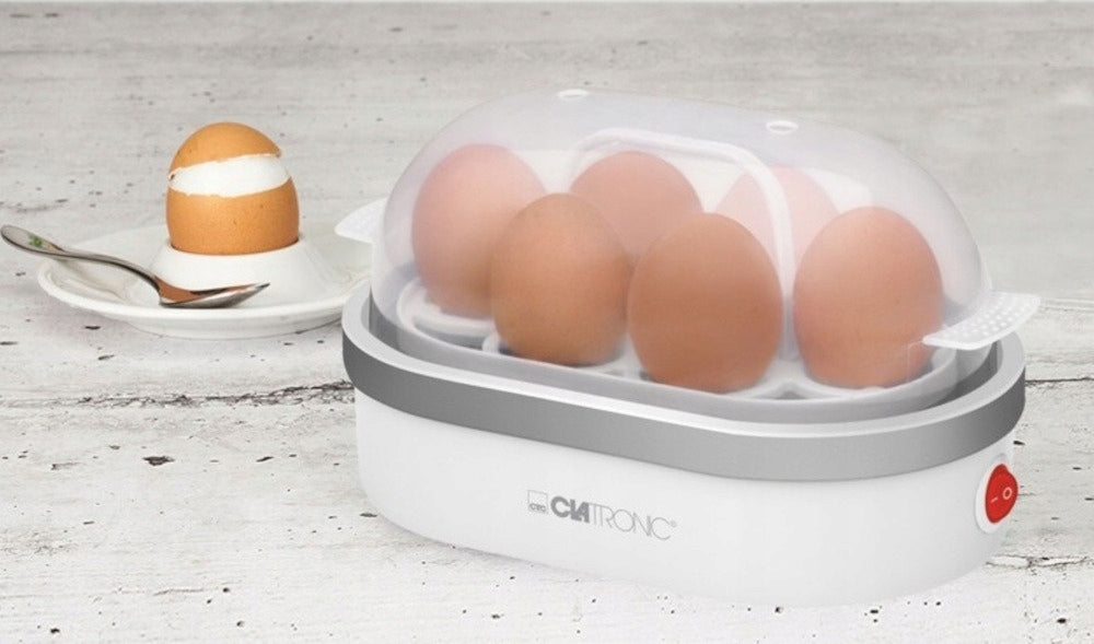 Egg cooker CLATRONIC EK 3497 max 6 eggs Dominant color white