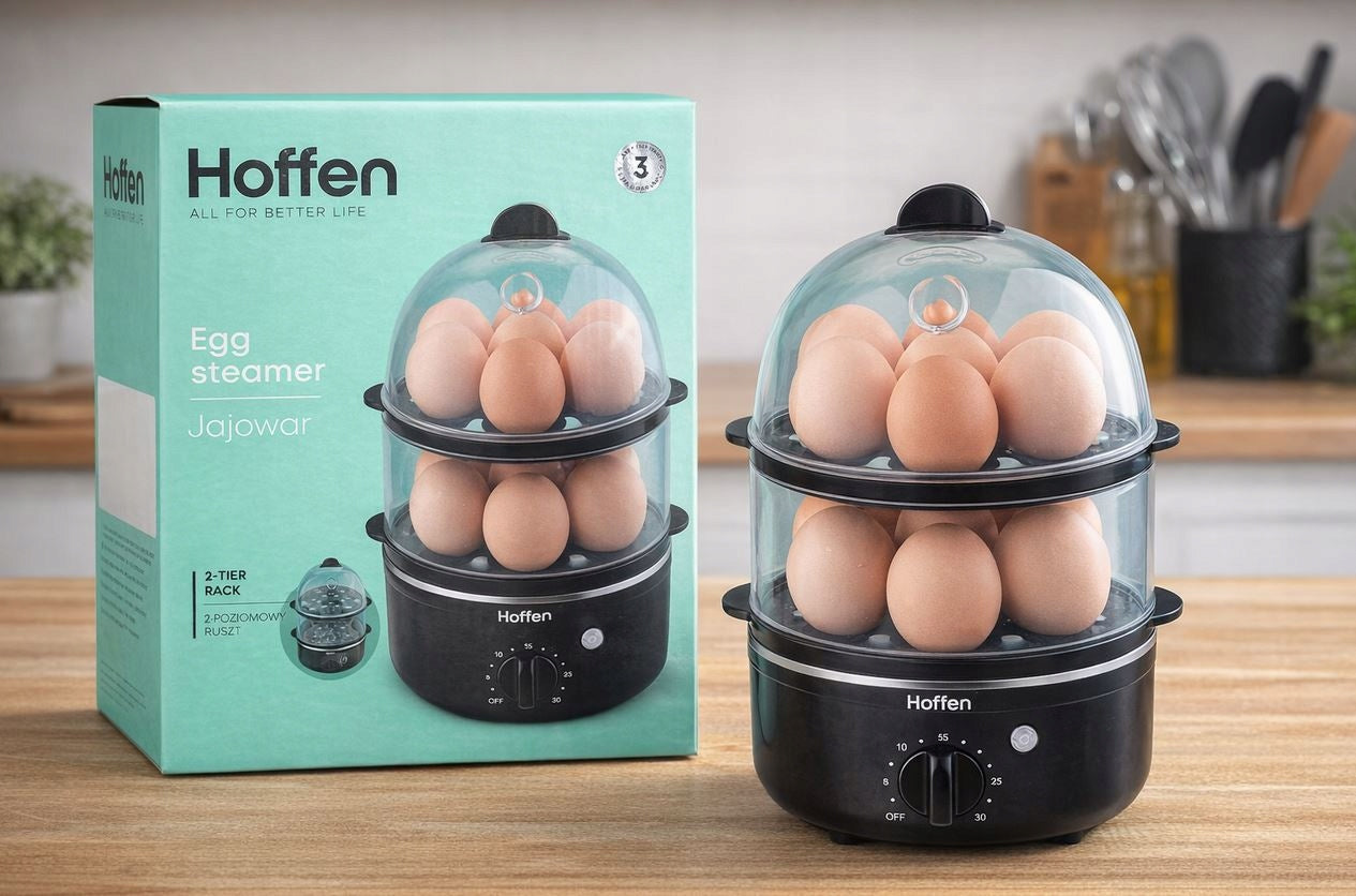 Egg cooker Hoffen HO-00121 black Packaging status original