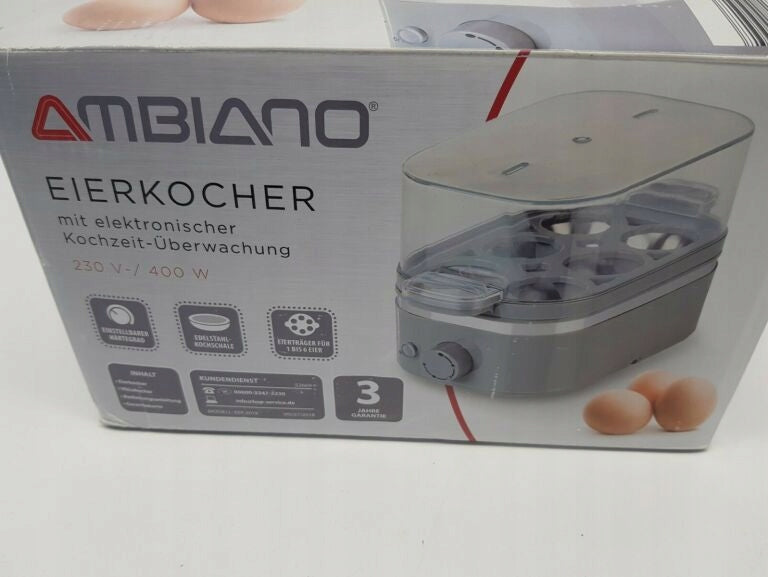 Egg cooker Korona AMBIANO silver/grey Packaging status original