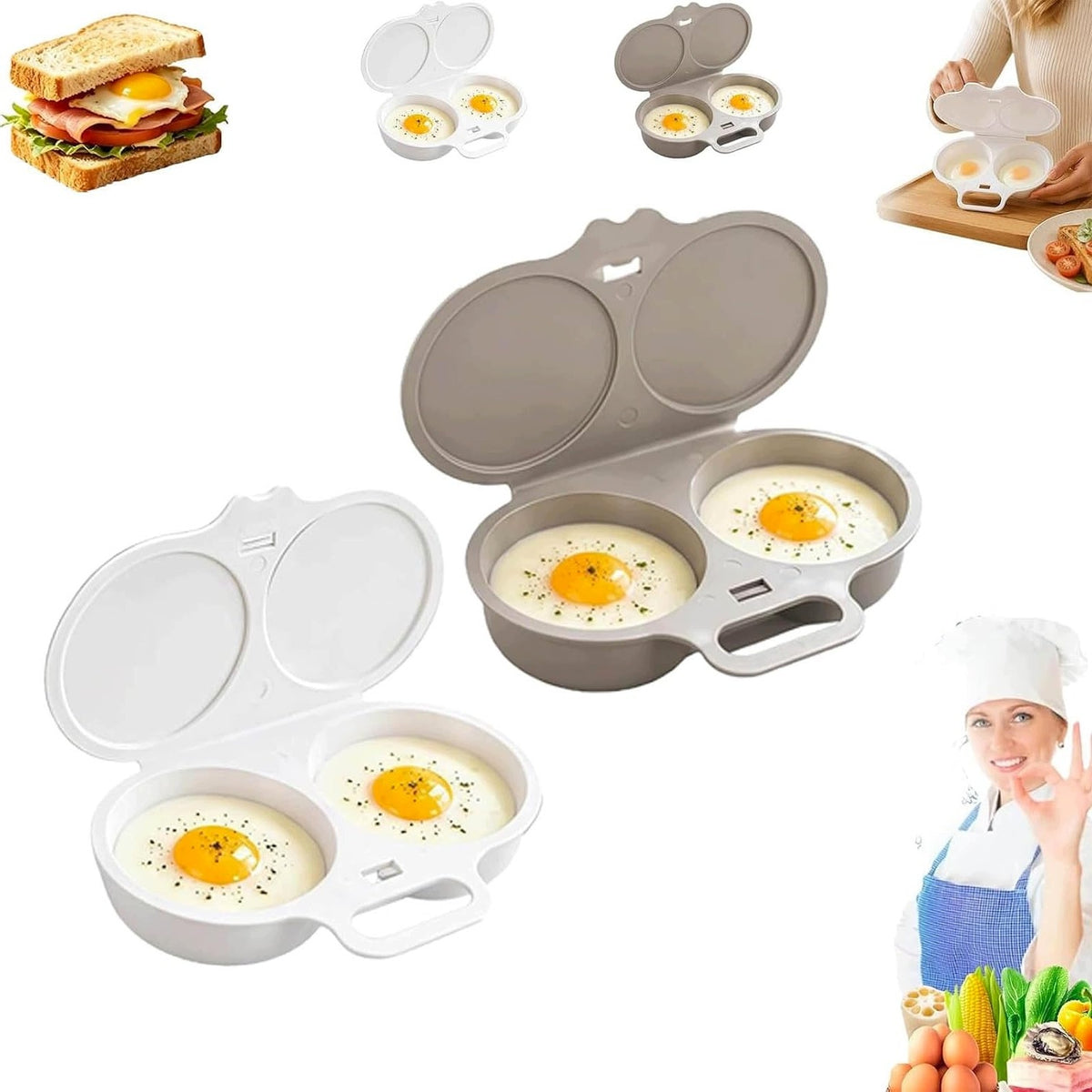 Egg cooker Kuchenprofi 1 white Brand Kuchenprofi