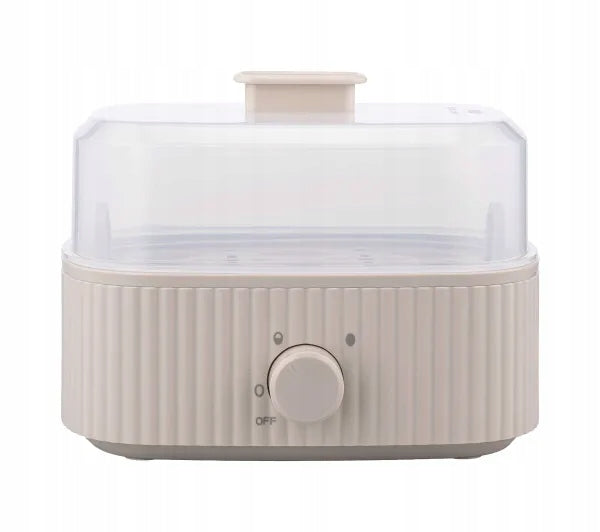 Egg cooker Raven EJ001 3 cooking modes sound signal 6 eggs 300W Dominant color beige/brown