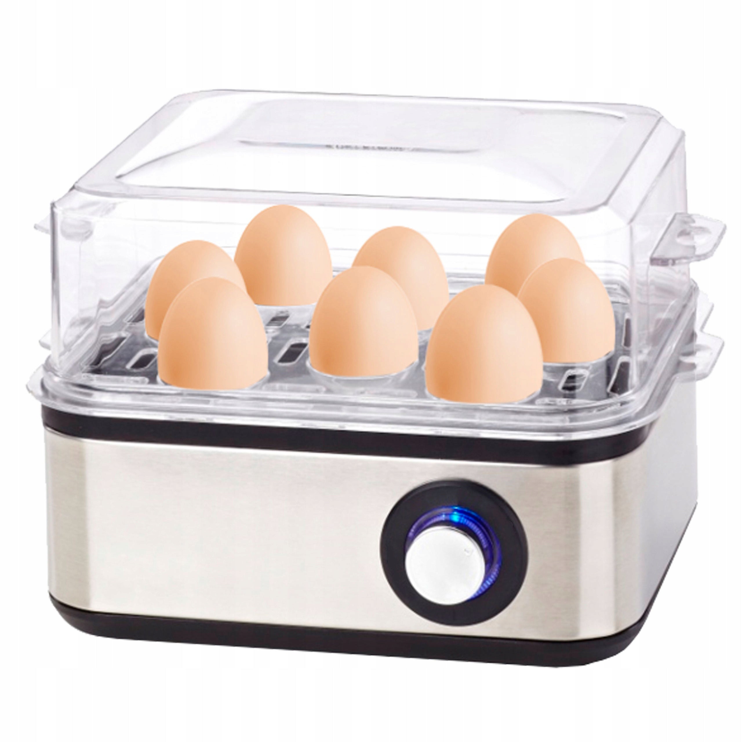 Egg cooker Tiross TS2301 350W - up to 8 eggs, water scoop, lancet
