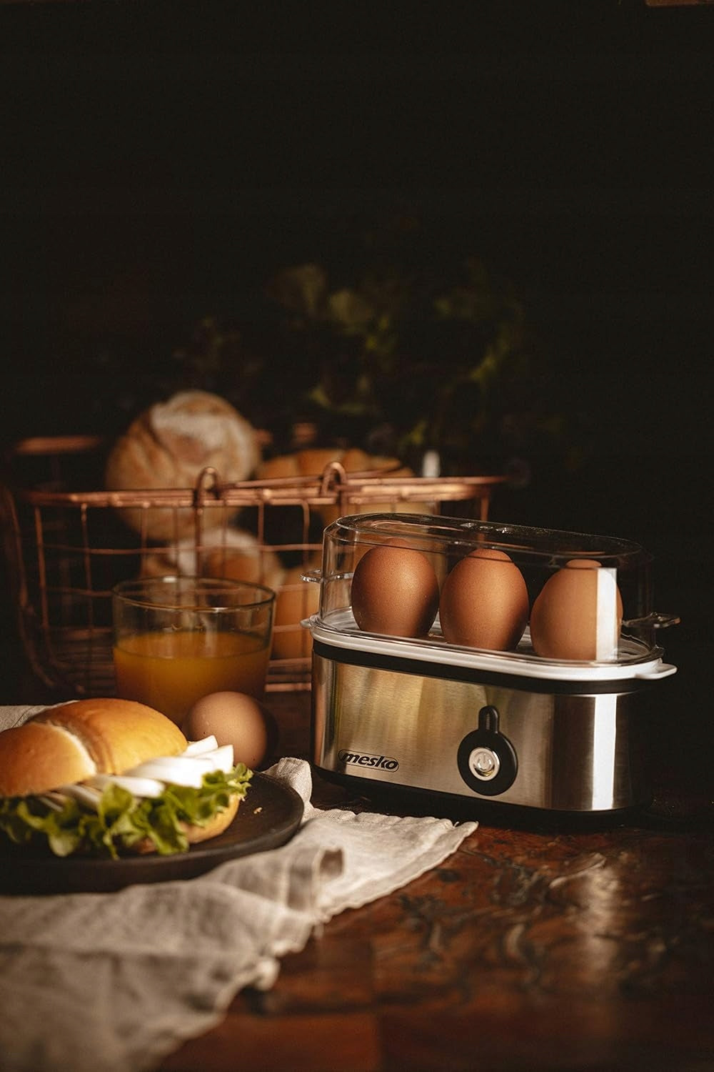 Egg cooker for 3 eggs with measuring cup, 350 W, akcesoria for cooking Brand no brand
