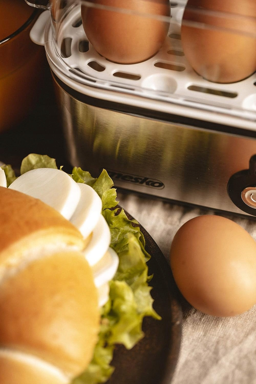 Egg cooker for 3 eggs with measuring cup, 350 W, akcesoria for cooking EAN (GTIN) 6902597165398