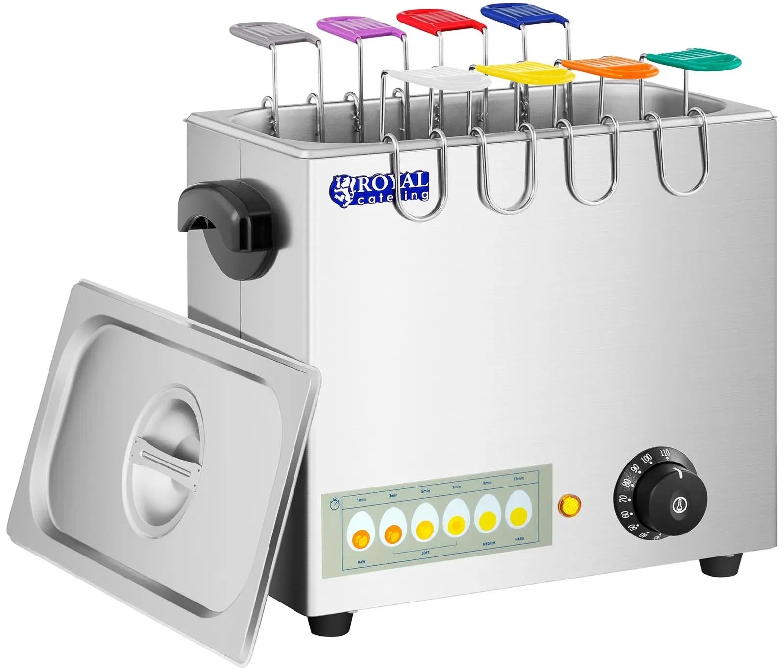 Egg cooker for 8 eggs 2600W Royal Catering RCEB-8T 10010729 Packaging status original