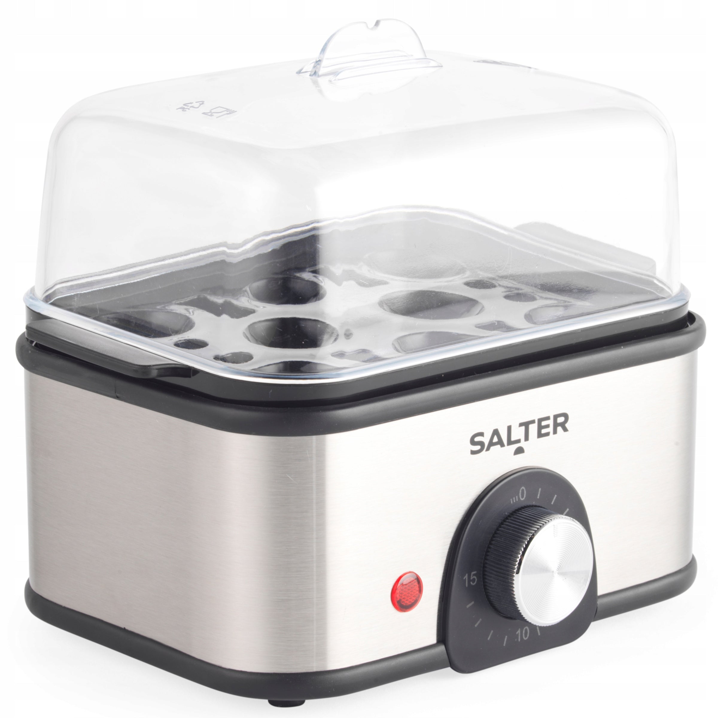 Egg cooker for 8 eggs Salter MULTI 500W Omelette Timer for 15 min Dishes Steamer Packaging status original