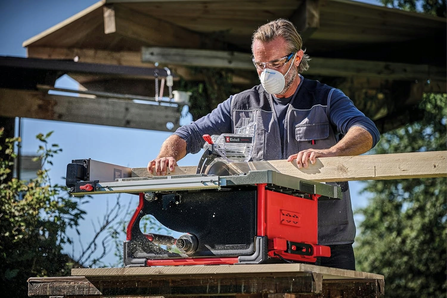 Einhell TP-CC 10 T professional table saw country 2000W 254mm Alu table Packaging status original