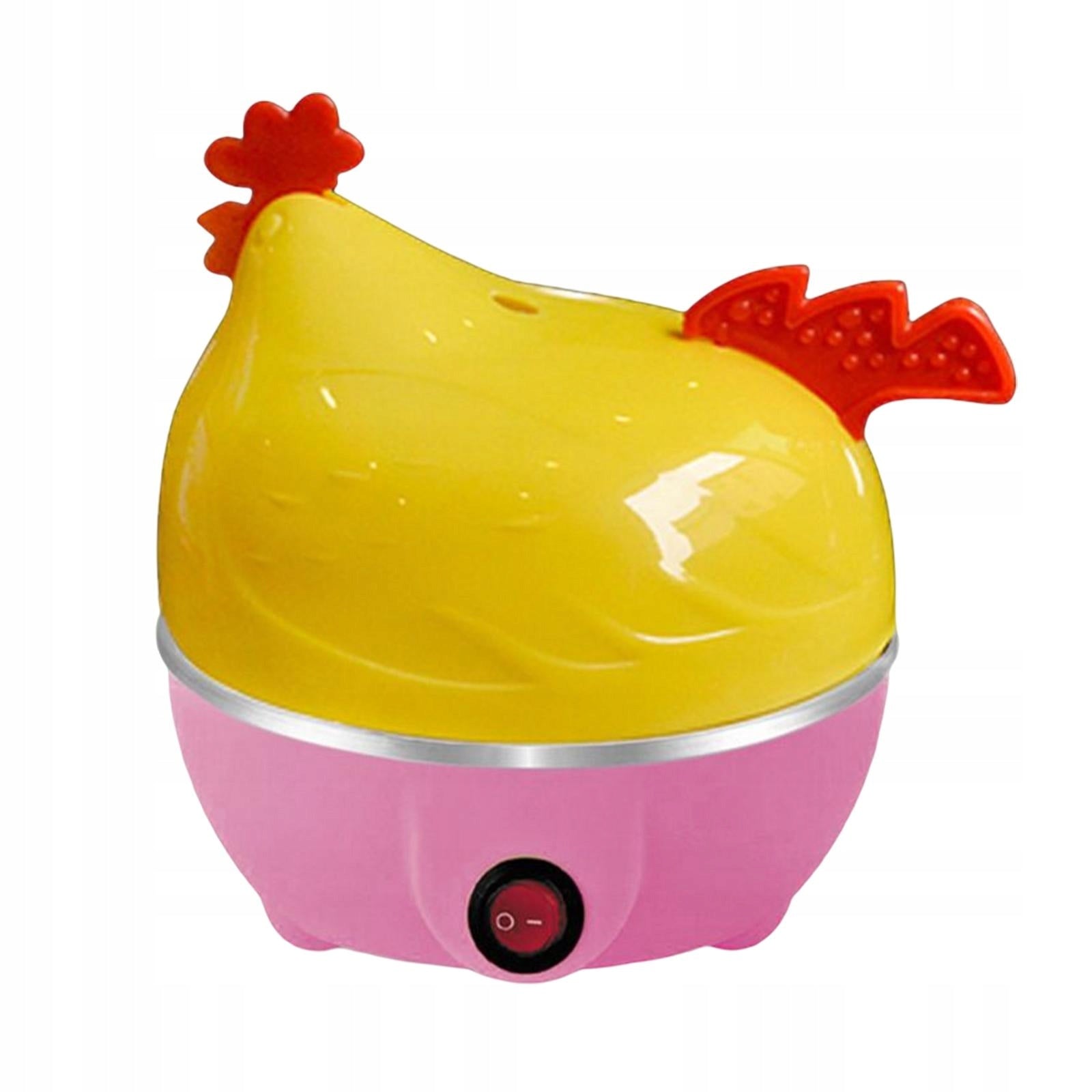 Electric 7 Egg Cooker with Automatic Shut Off Egg Steamer for Dorm Pink Packaging status original