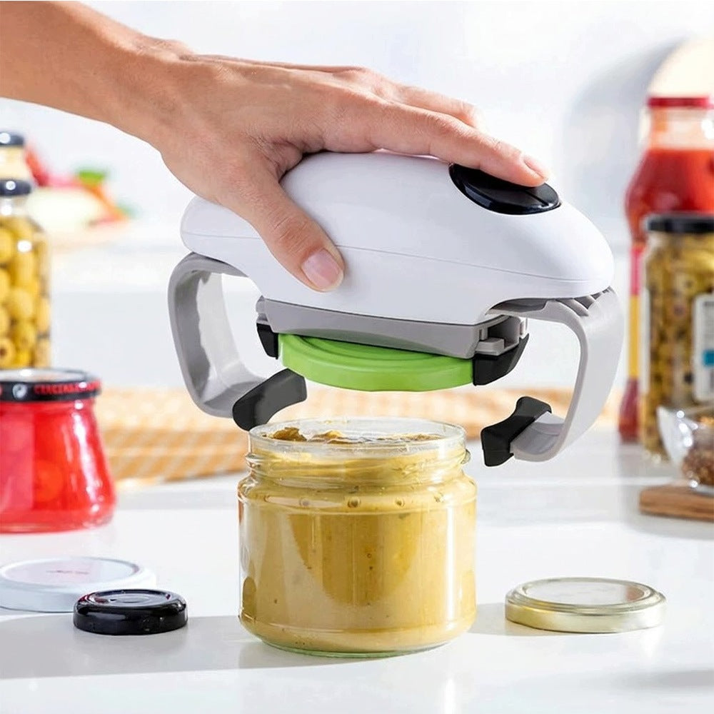 Electric AUTOMATIC Jar Opener Battery Operated Unscrewer 2 x AA Packaging status original
