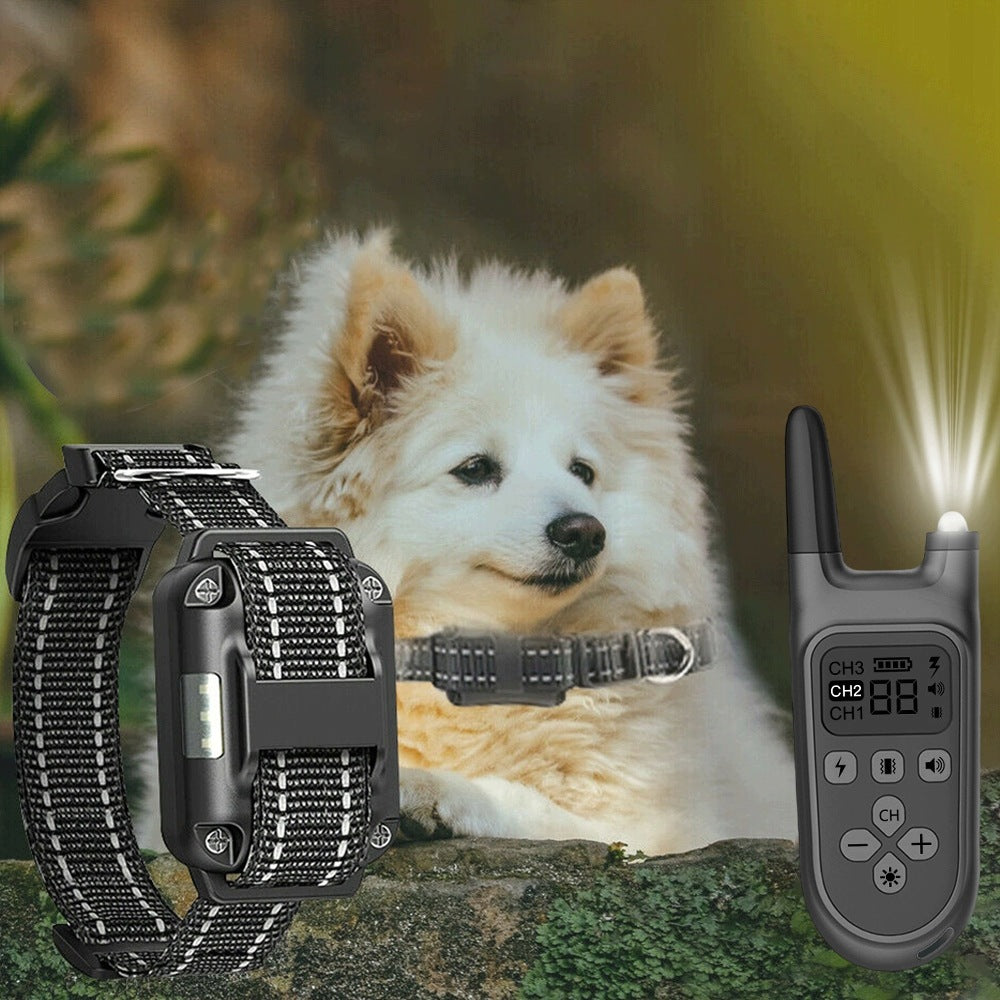 Electric Anti Bark Training Collar For Small And Large Dogs With Remote Control Brand no brand